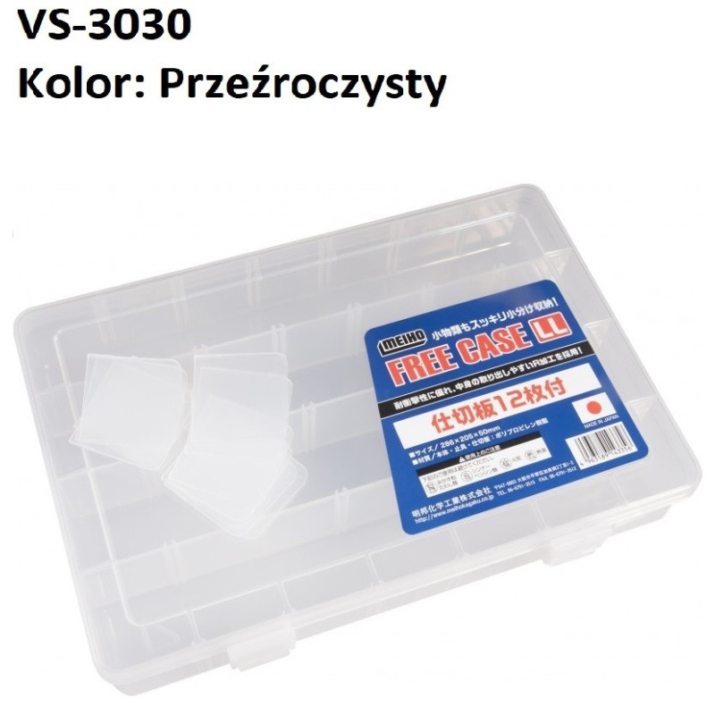 Pudełka na akcesoria VS-3030, VS-3040, VS-3045 JME-VS-3030 / 28.6 x 19.5 x 4.7 Versus Pudełka na akcesoria VS-3030, VS-3040, VS-3045 JME-VS-3030 / 28.6 x 19.5 x 4.7 Versus