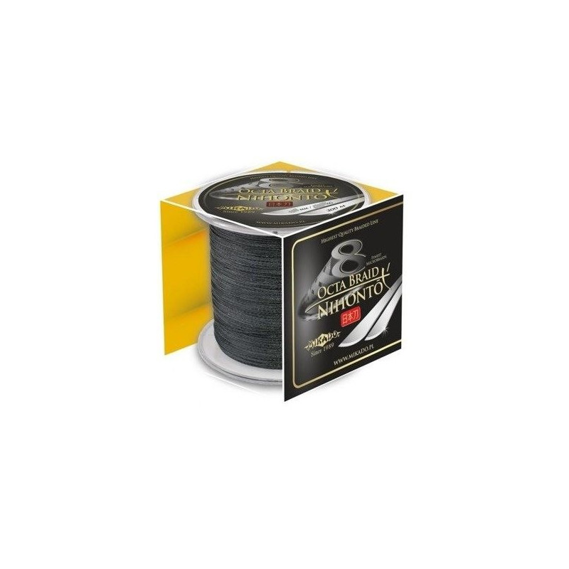 Plecionka Mikado Nihonto Octa Braid 300m - 0,08mm czarny Plecionka Mikado Nihonto Octa Braid 300m - 0,08mm czarny