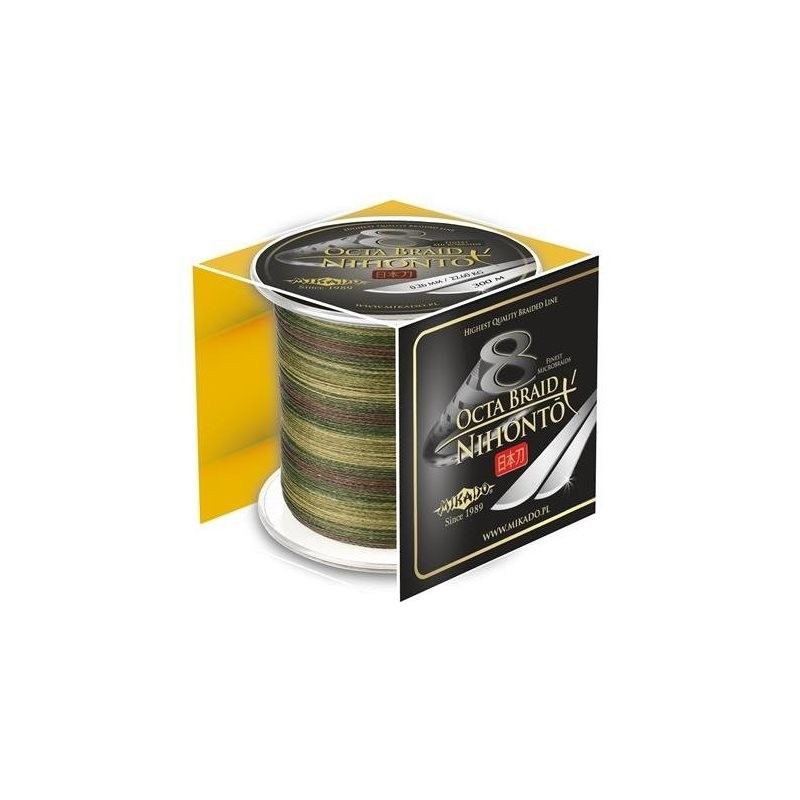 Plecionka Mikado Nihonto Octa Braid 300m - 0.28mm camou