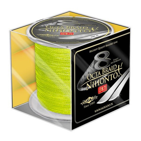 Plecionka Mikado Nihonto Octa Braid 300m 0.45mm fluo