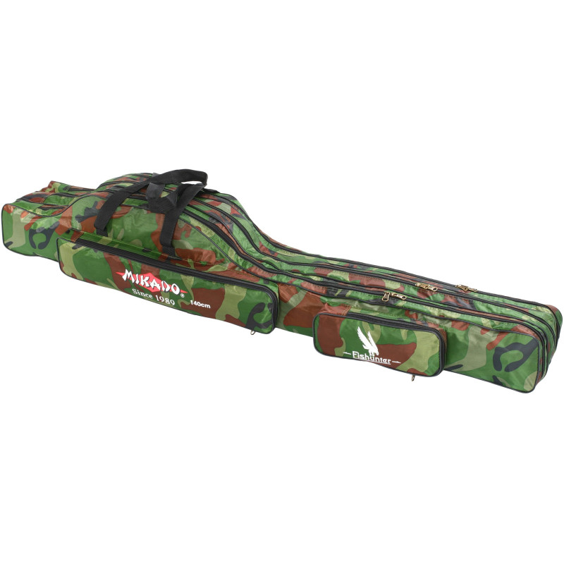 Pokrowiec wędkarski Mikado 3-komorowy camouflage 150cm Pokrowiec wędkarski Mikado 3-komorowy camouflage 150cm