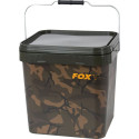 Wiadro FOX Camo Square Bucket CBT006 Wiadro FOX Camo Square Bucket CBT006