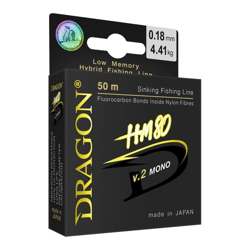 Żyłka Dragon HM80 V.2 Mono 150m / 0,350mm Żyłka Dragon HM80 V.2 Mono 150m / 0,350mm