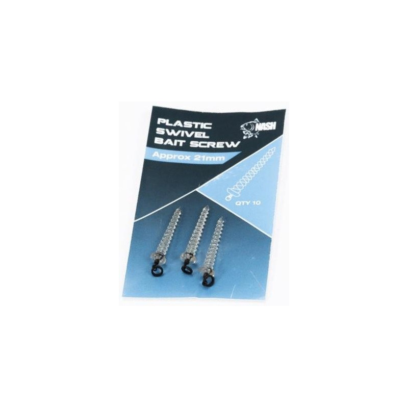 Wkręt Plastic Swivel Bait Screw NASH Wkręt Plastic Swivel Bait Screw NASH