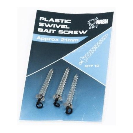 Wkręt Plastic Swivel Bait Screw NASH Wkręt Plastic Swivel Bait Screw NASH