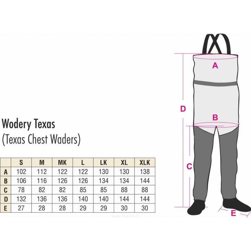 Wodery Traper Texas roz. S Wodery Traper Texas roz. S