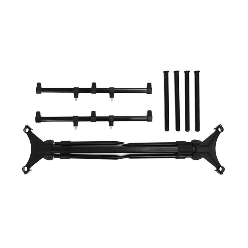 Stojak na wędki BRONKS wys. 40-75cm/ dl. 80-130cm Delphin Stojak na wędki BRONKS wys. 40-75cm/ dl. 80-130cm Delphin