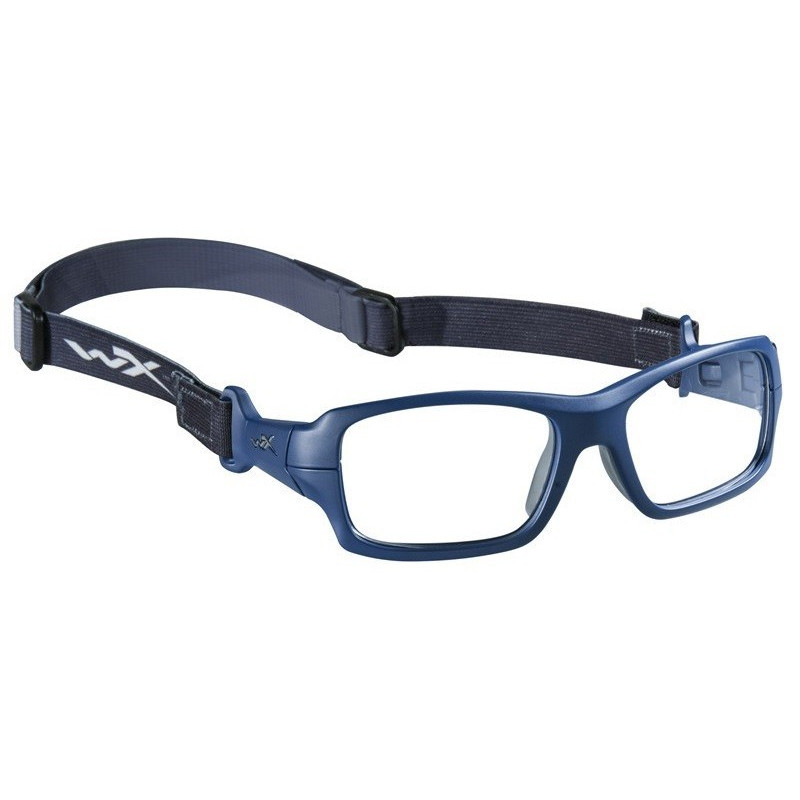 Okulary Wiley X Fierce Przeźroczyste z matowo-szaro-niebieską ramką roz. M Okulary Wiley X Fierce Przeźroczyste z matowo-szaro-niebieską ramką roz. M