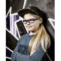 Okulary Wiley X Fierce Przeźroczyste z matowo-szaro-niebieską ramką roz. M Okulary Wiley X Fierce Przeźroczyste z matowo-szaro-niebieską ramką roz. M