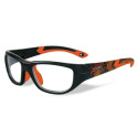 Okulary Wiley X dziecięce Victory Przeźroczyste z matowo-czarno-pomarańczową ramką roz. S Okulary Wiley X dziecięce Victory Przeźroczyste z matowo-czarno-pomarańczową ramką roz. S