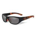Okulary Wiley X dziecięce Victory Przeźroczyste z matowo-czarno-pomarańczową ramką roz. S Okulary Wiley X dziecięce Victory Przeźroczyste z matowo-czarno-pomarańczową ramką roz. S