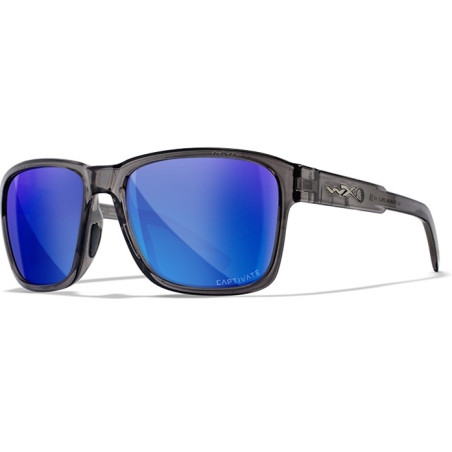 Okulary polaryzacyjne Wiley X Trek Captivate Niebieskie lustro/ Przezroczysty ciemnoszary roz. m-l