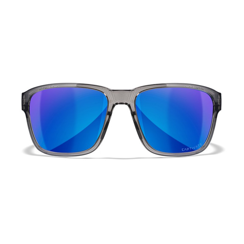 Okulary polaryzacyjne Wiley X Trek Captivate Niebieskie lustro/ Przezroczysty ciemnoszary roz. m-l Okulary polaryzacyjne Wiley X Trek Captivate Niebieskie lustro/ Przezroczysty ciemnoszary roz. m-l