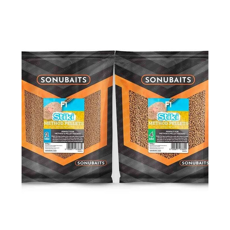 Pellet Sonubaits F1 Stiki Method 650g - 2mm Pellet Sonubaits F1 Stiki Method 650g - 2mm