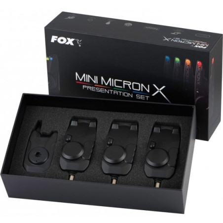 Zestaw sygnalizatorów FOX Mini Micron 3+1 Zestaw sygnalizatorów FOX Mini Micron 3+1