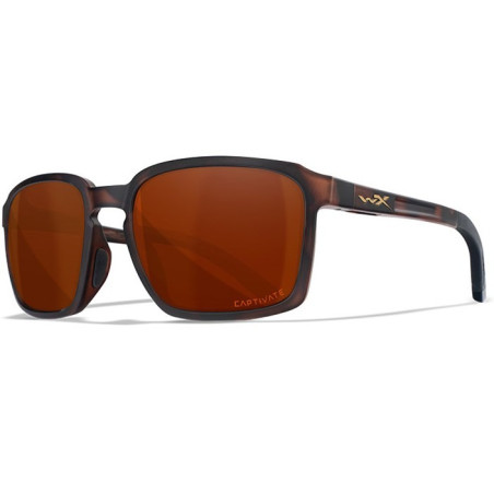 Okulary polaryzacyjne Wiley X Alfa Captivate Miedź / Matowy Brąz roz. m-l