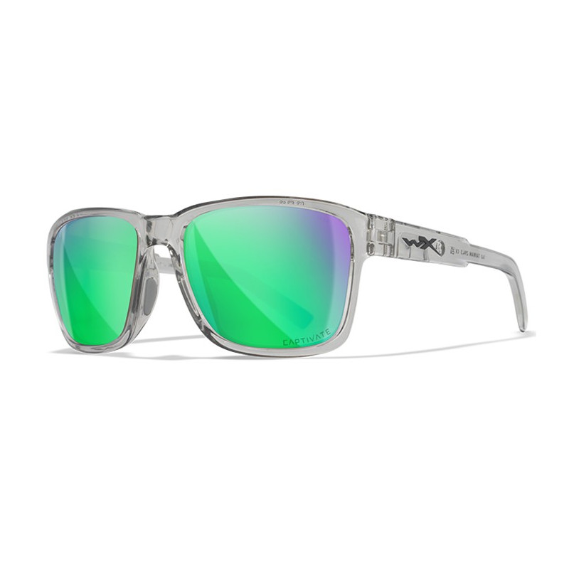 Okulary polaryzacyjne Wiley X Trek Captivate Zielone lustro / Jasnoszary kryształ roz. m-l Okulary polaryzacyjne Wiley X Trek Captivate Zielone lustro / Jasnoszary kryształ roz. m-l