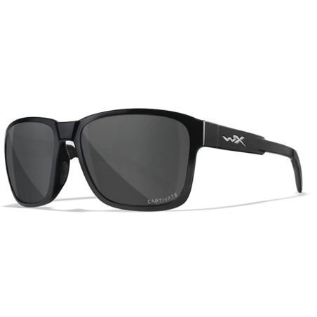 Okulary polaryzacyjne Wiley X Trek Captivate Szary / Czarny połysk roz. m-l