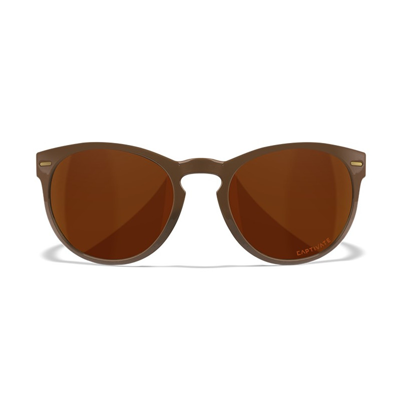 Okulary polaryzacyjne Wiley X Covert Captivate Miedź / Błyszczący Kawowy Brąz roz. m-l Okulary polaryzacyjne Wiley X Covert Captivate Miedź / Błyszczący Kawowy Brąz roz. m-l