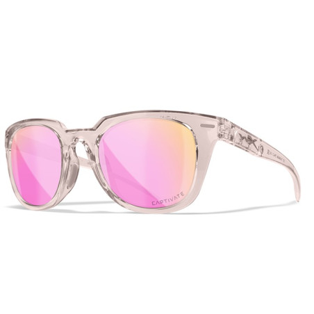 Okulary polaryzacyjne Wiley X Ultra Captivate Różowozłote lustro / Błyszczący kryształ roz. S-M