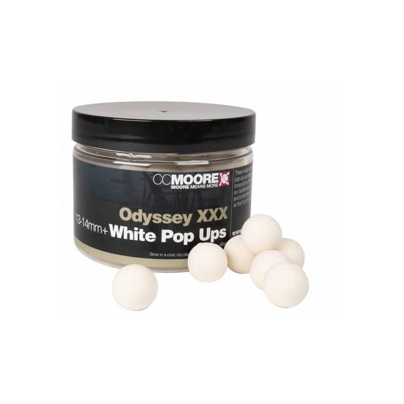 Kulki CC Moore White Pop Ups 13/14mm - Odyssey Xxx Kulki CC Moore White Pop Ups 13/14mm - Odyssey Xxx