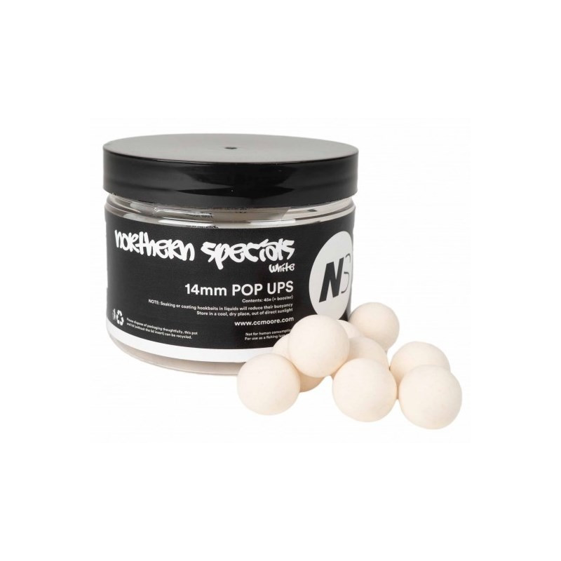 Kulki CC Moore NS1 Pop Ups 13/14mm - Northern Special White