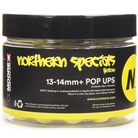 Kulki CC Moore NS1 Pop Ups 13/14mm - Northern Special Yellow Kulki CC Moore NS1 Pop Ups 13/14mm - Northern Special Yellow