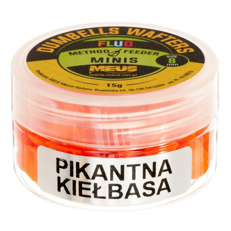 Kulki Meus hakowe Dumbells Fluo Wafters MINIS 15g / 8mm Kulki Meus hakowe Dumbells Fluo Wafters MINIS 15g / 8mm