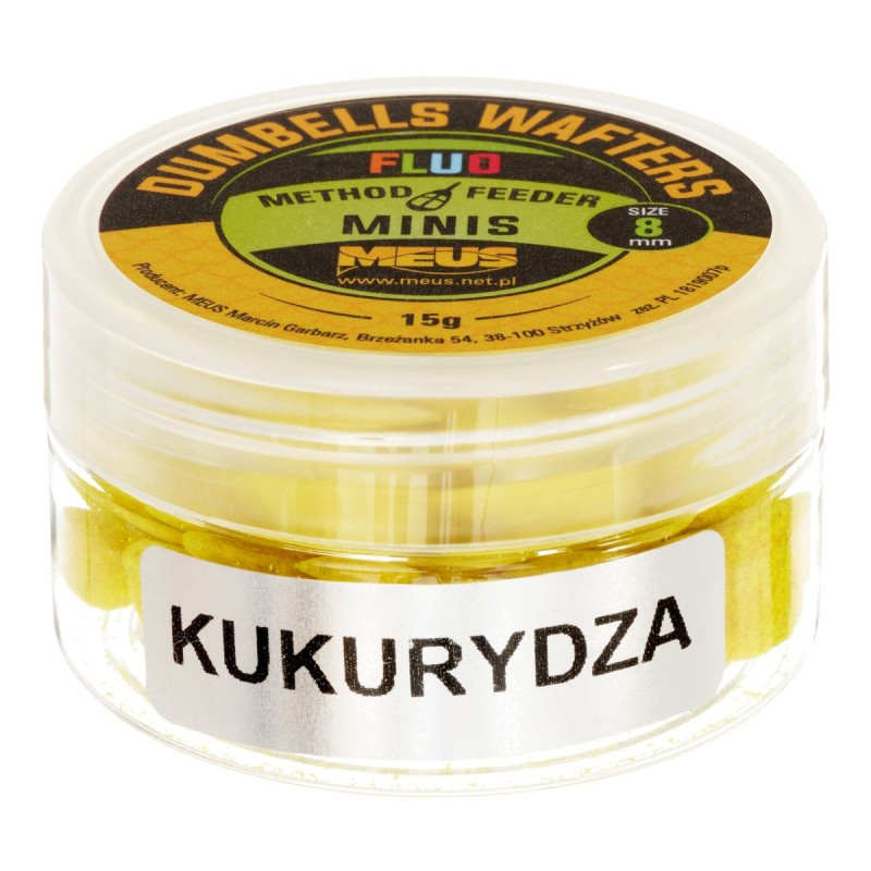 Kulki Meus hakowe Dumbells Fluo Wafters MINIS 15g / 8mm