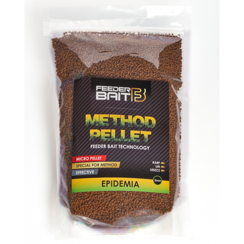 Pellet Feeder Bait Method 800g - 2mm Epidemia Pellet Feeder Bait Method 800g - 2mm Epidemia