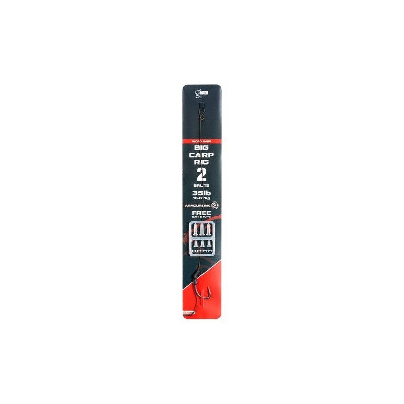 Przypon karpiowy NASH Big Carp Rig z mikrozadziorem roz. 2 Przypon karpiowy NASH Big Carp Rig z mikrozadziorem roz. 2