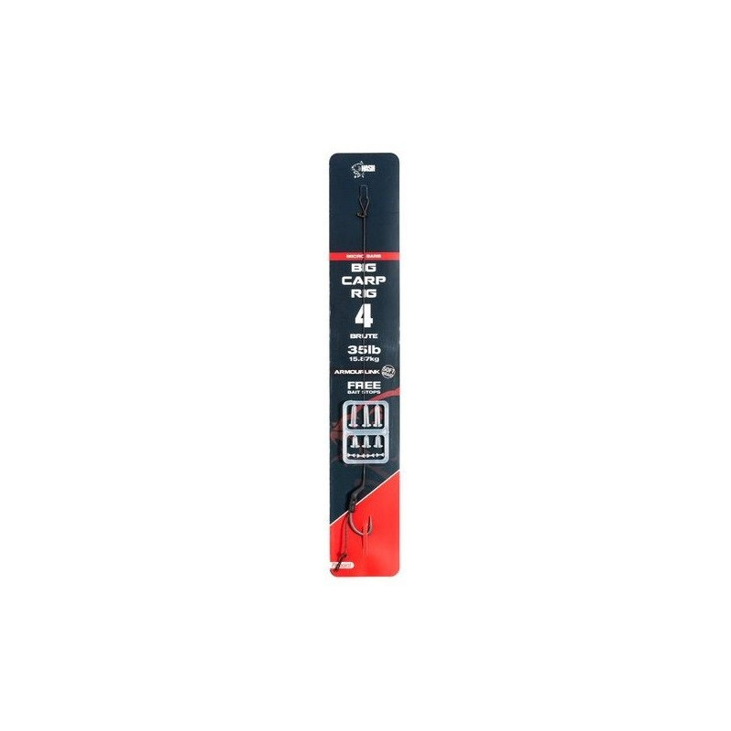 Przypon karpiowy NASH Big Carp Rig z mikrozadziorem roz. 4 Przypon karpiowy NASH Big Carp Rig z mikrozadziorem roz. 4