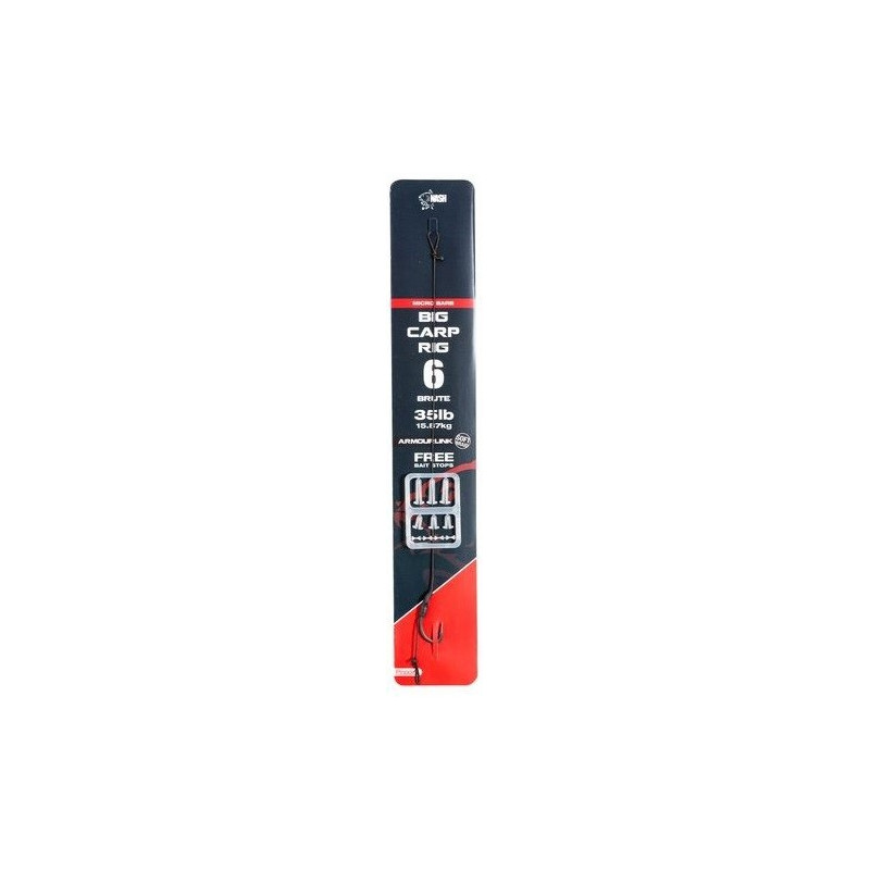 Przypon karpiowy NASH Big Carp Rig z mikrozadziorem roz. 4 Przypon karpiowy NASH Big Carp Rig z mikrozadziorem roz. 4
