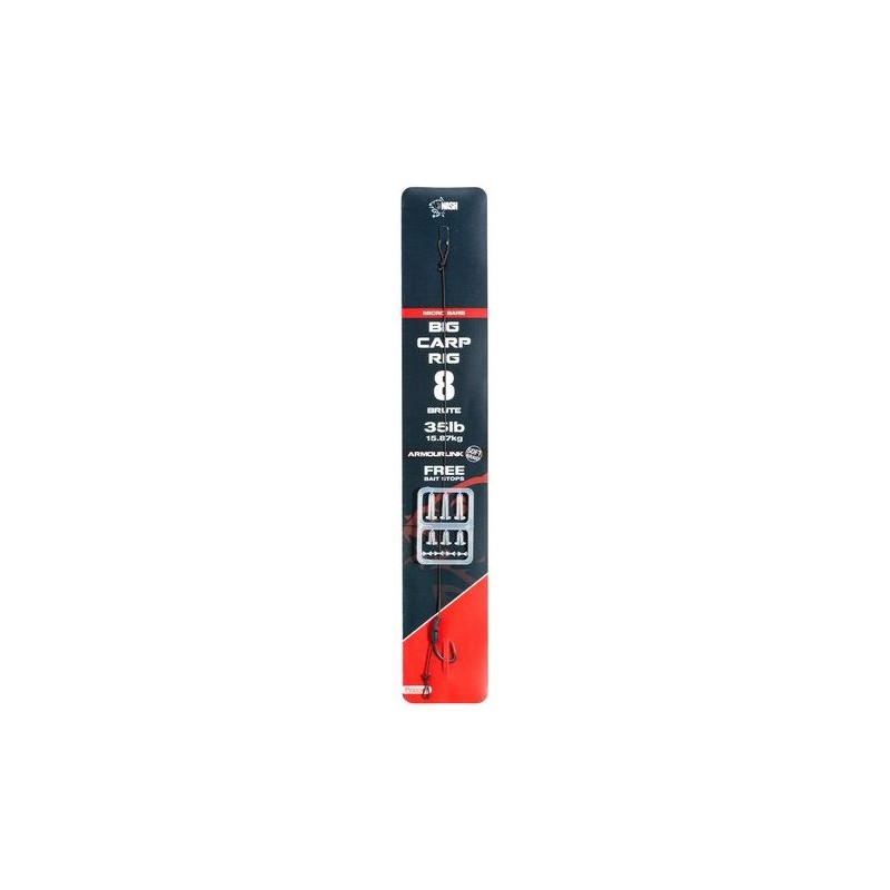 Przypon karpiowy NASH Big Carp Rig z mikrozadziorem roz. 8 Przypon karpiowy NASH Big Carp Rig z mikrozadziorem roz. 8