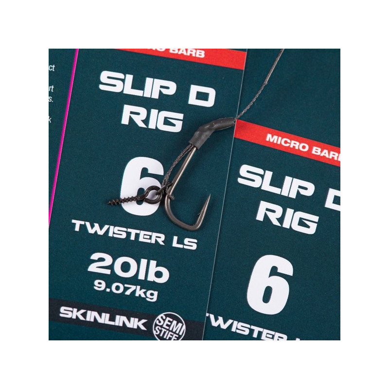 Przypon NASH Slip-D Rig z mikrozadziorem roz. 8 Przypon NASH Slip-D Rig z mikrozadziorem roz. 8