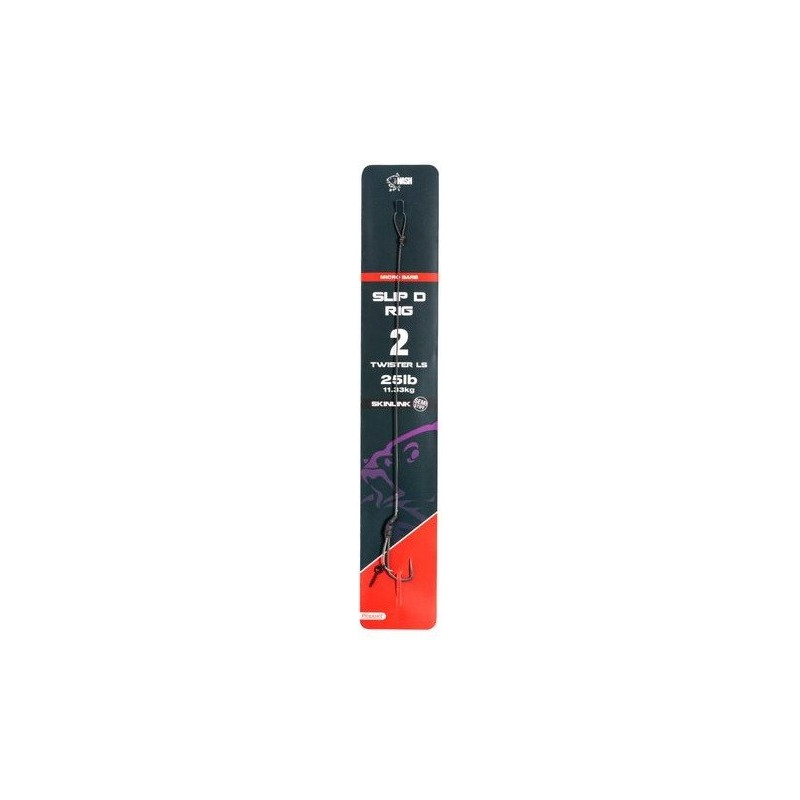 Przypon NASH Slip-D Rig z mikrozadziorem roz. 2 Przypon NASH Slip-D Rig z mikrozadziorem roz. 2