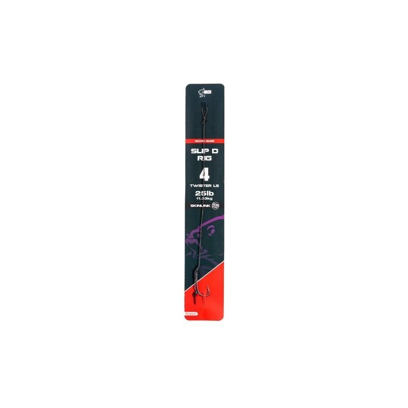 Przypon NASH Slip-D Rig z mikrozadziorem roz. 8 Przypon NASH Slip-D Rig z mikrozadziorem roz. 8