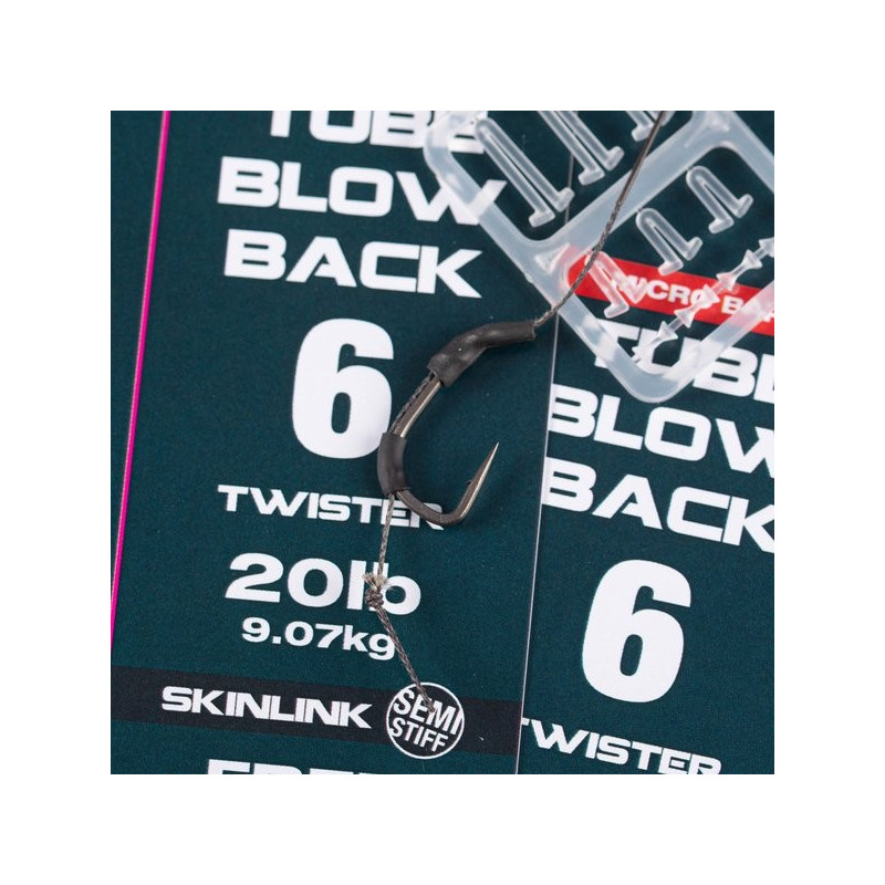 Przypon NASH Tube Blow Back Rig z mikrozadziorem roz. 8 Przypon NASH Tube Blow Back Rig z mikrozadziorem roz. 8