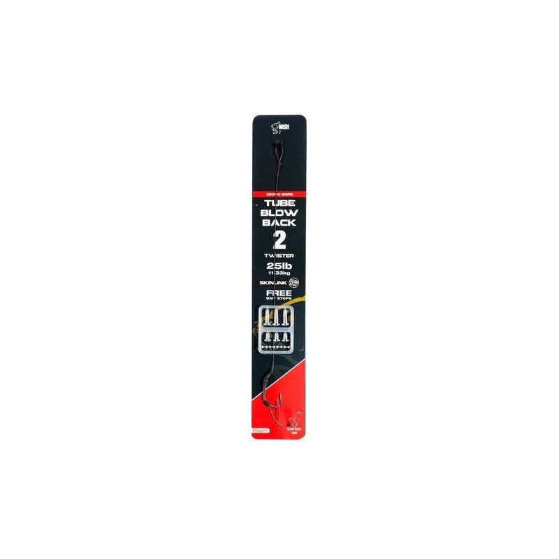 Przypon NASH Tube Blow Back Rig z mikrozadziorem roz. 8 Przypon NASH Tube Blow Back Rig z mikrozadziorem roz. 8