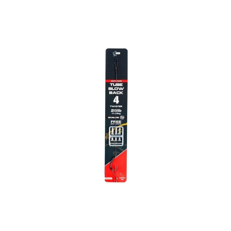 Przypon NASH Tube Blow Back Rig z mikrozadziorem roz. 2 Przypon NASH Tube Blow Back Rig z mikrozadziorem roz. 2