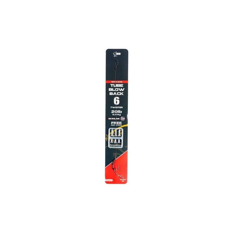 Przypon NASH Tube Blow Back Rig z mikrozadziorem roz. 4 Przypon NASH Tube Blow Back Rig z mikrozadziorem roz. 4
