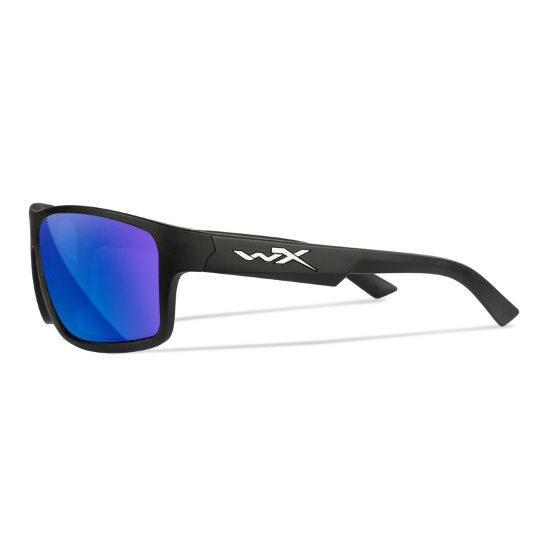 Okulary polaryzacyjne Wiley X PEAK Captivate Niebieskie lustro / Matowa czerń Okulary polaryzacyjne Wiley X PEAK Captivate Niebieskie lustro / Matowa czerń