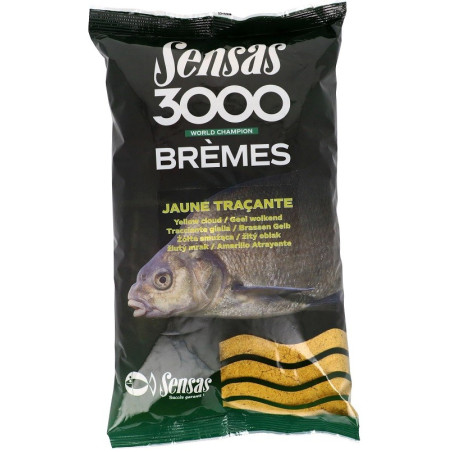 Zanęta Sensas 3000 Bremes 1kg - Jaune Tracante Zanęta Sensas 3000 Bremes 1kg - Jaune Tracante