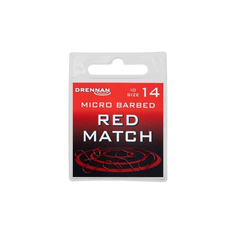 Haczyki Drennan Red Match hak 14