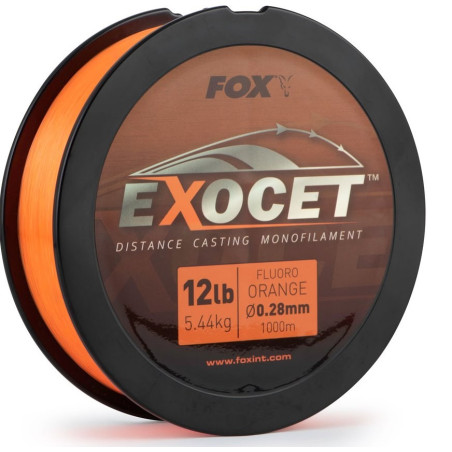 Żyłka FOX Exocet Fuoro Orange Mono 1000m / 0.30mm
