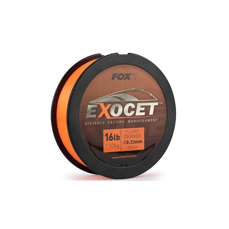 Żyłka FOX Exocet Fuoro Orange Mono 1000m / 0.30mm Żyłka FOX Exocet Fuoro Orange Mono 1000m / 0.30mm