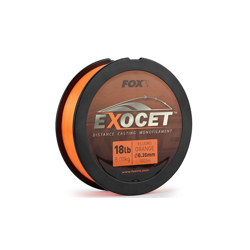 Żyłka FOX Exocet Fuoro Orange Mono 1000m / 0.33mm Żyłka FOX Exocet Fuoro Orange Mono 1000m / 0.33mm