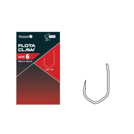 Haczyki NASH Flota Claw Micro Barb hak 10