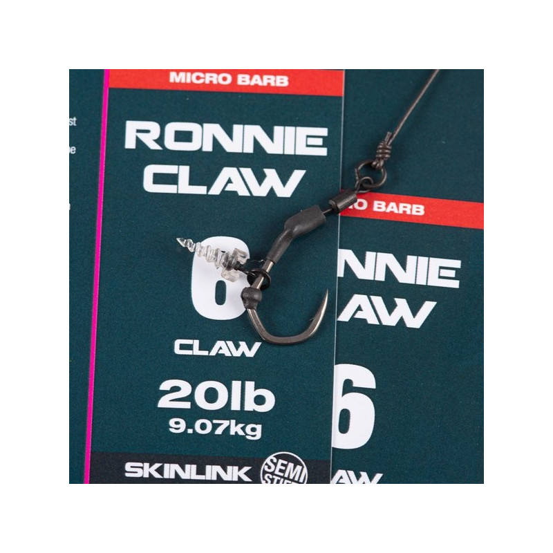 Przypon karpiowy NASH Ronnie Claw Rig Micro Barb hak 4 Przypon karpiowy NASH Ronnie Claw Rig Micro Barb hak 4