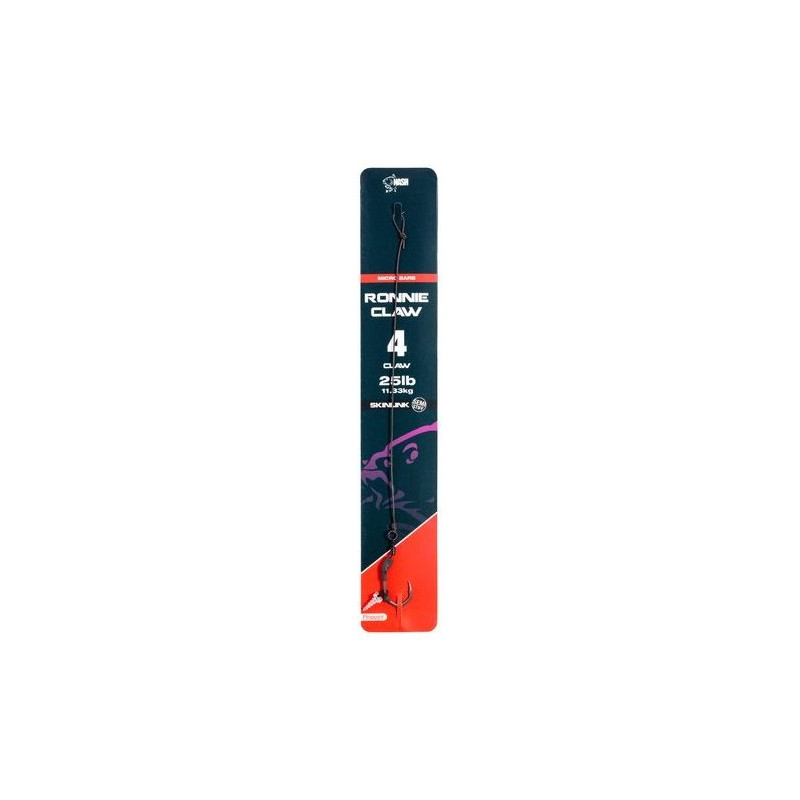 Przypon karpiowy NASH Ronnie Claw Rig Micro Barb hak 8 Przypon karpiowy NASH Ronnie Claw Rig Micro Barb hak 8